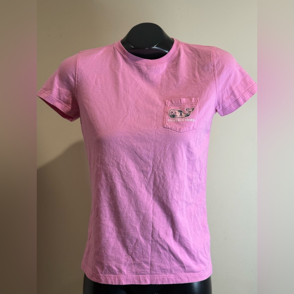 Vineyard Vines Classic Pink Tee